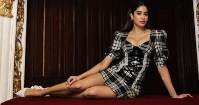Janhvi Kapoor Sizzles in a Checkered Mini, But It's Her 'Shiku' Necklace That Steals the Show!