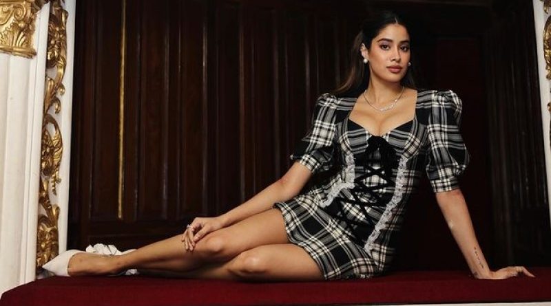 Janhvi Kapoor Sizzles in a Checkered Mini, But It's Her 'Shiku' Necklace That Steals the Show!