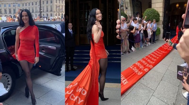 Katy Perry's Fashion Week Spectacle Unveiling Woman's World with a 500-Foot Lyrical Train