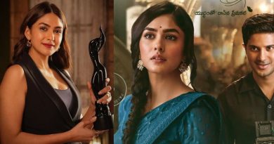 Mrunal Thakur's Heartfelt Celebration Clinching Filmfare Best Actress for 'Sita Ramam'