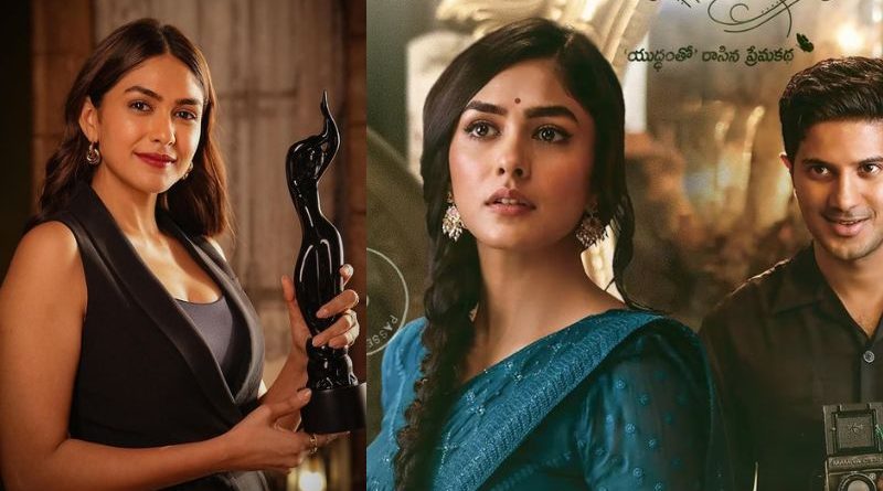 Mrunal Thakur's Heartfelt Celebration Clinching Filmfare Best Actress for 'Sita Ramam'