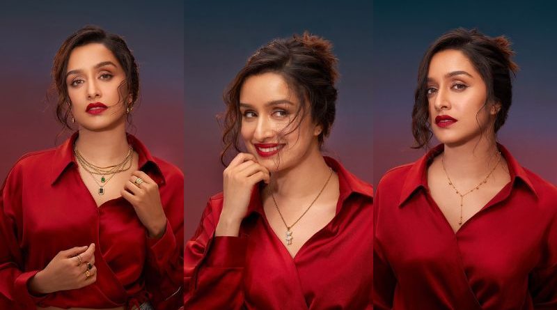 Shraddha Kapoor Dazzles in Red A Glimpse into Her Latest Glamorous Photoshoot