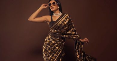 Karishma Tanna Redefines Retro-Modern Fusion in Stunning Banarasi Creation