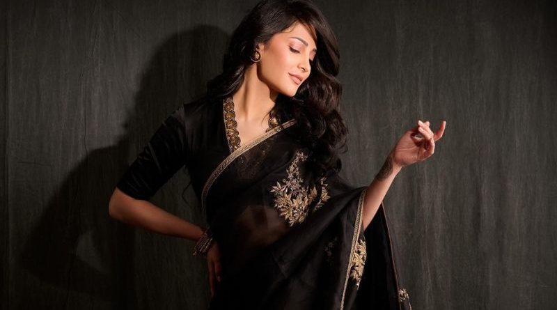 Shruti Haasan Captivates in Noir-Inspired Photoshoot with Classic Elegance