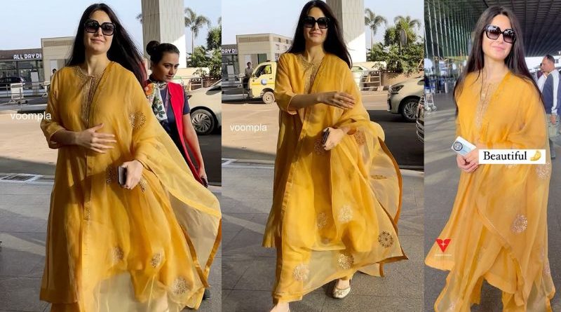 Katrina Kaif’s Airport Style Effortless Elegance Meets Punjabi Charm