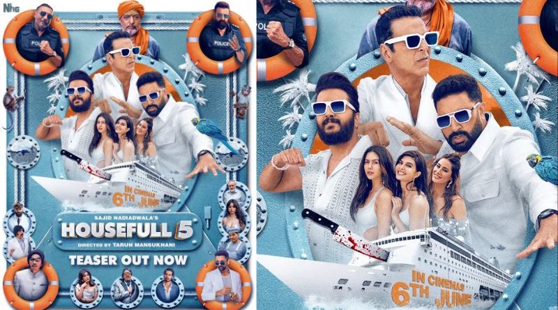Housefull 5 Teaser Drops Cruise Ship Comedy Chaos Promises Biggest Laugh Riot of 2025