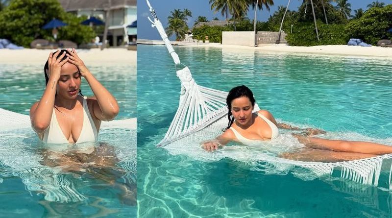 Neha Sharma Dazzles in Paradise Inside Her Breathtaking Maldives Vacation at Baglioni Resort
