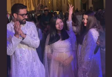 Aishwarya, Abhishek, and Aaradhya Bachchan Light Up Mumbai Wedding with ‘Kajra Re’ Dance