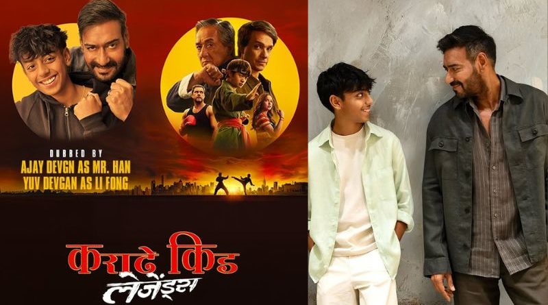 Ajay Devgn and Son Yug Bring Martial Arts Legacy to Life in Hindi Version of 'Karate Kid Legends'