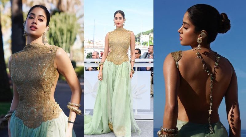 Janhvi Kapoor Stuns in Traditional Indian Elegance at Cannes 2025 A Masterclass in Cultural Fashion Diplomacy
