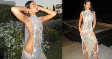 Dua Lipa Turns Heads in Show-Stopping Silver Metallic Dress Ahead of Birthday Celebrations