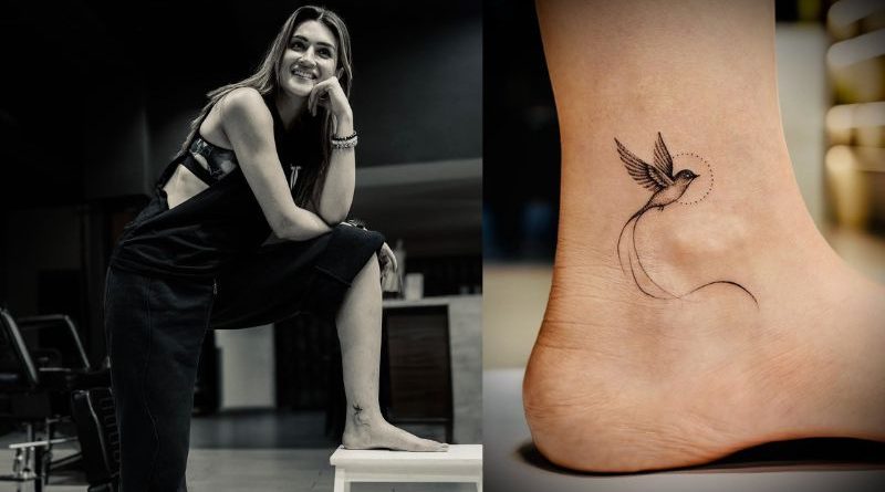 Kriti Sanon's Inspiring First Tattoo A Hummingbird That Speaks of Dreams and Courage
