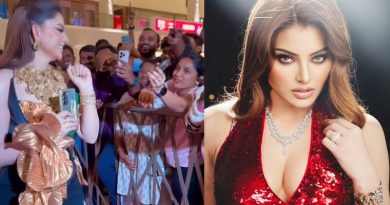 Urvashi Rautela's Playful Phone Collection Stunt at SIIMA Awards 2025 Goes Viral