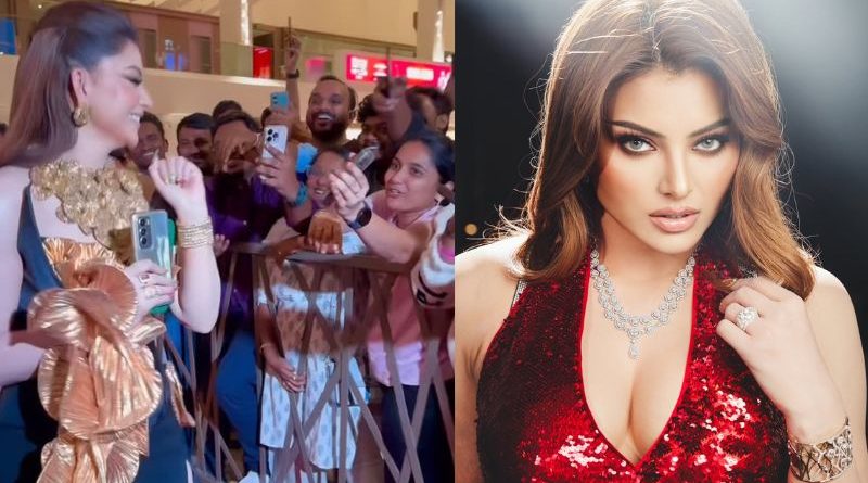 Urvashi Rautela's Playful Phone Collection Stunt at SIIMA Awards 2025 Goes Viral