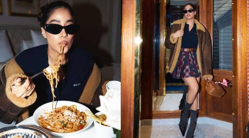 Janhvi Kapoor Channels Britney Spears at Paris Fashion Week