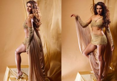 Shakti Mohan's Golden Goddess Avatar Dance Queen Stuns in Regal Photoshoot