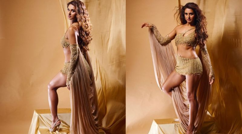 Shakti Mohan's Golden Goddess Avatar Dance Queen Stuns in Regal Photoshoot