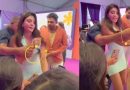 Jacqueline Fernandez's Bodyguard Grabs Her Wrist
