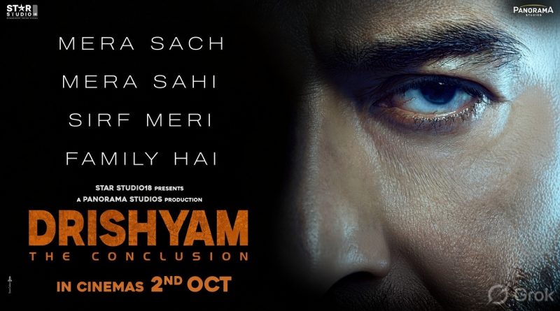 Drishyam The Conclusion – Ajay Devgn Announces Final Chapter, Release Date Confirmed